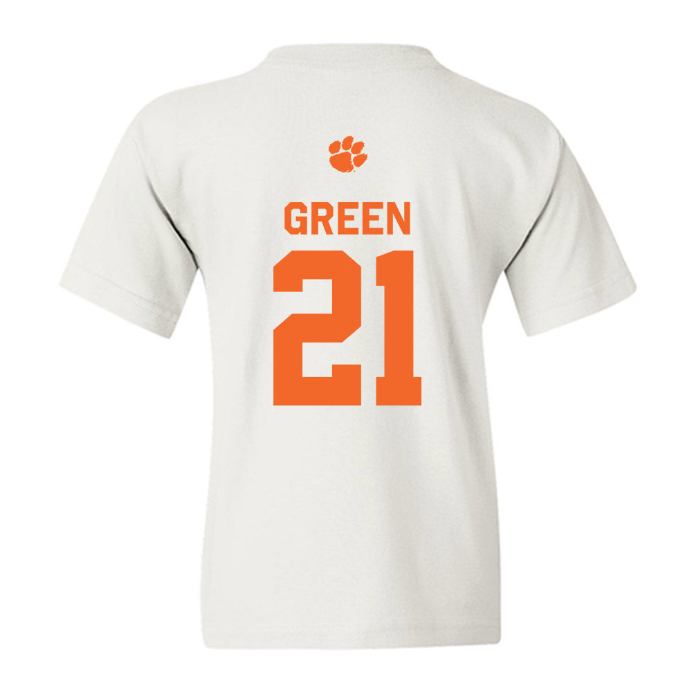 Clemson - NCAA Football : Jarvis Green - Classic Shersey Youth T-Shirt-1