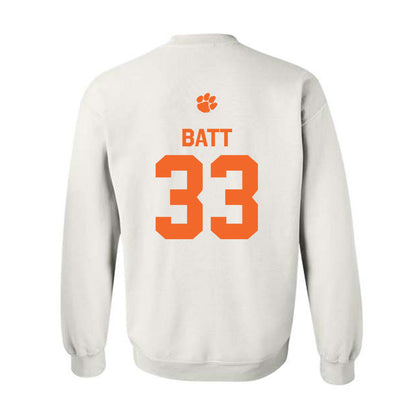 Clemson - NCAA Football : Griffin Batt - Classic Shersey Crewneck Sweatshirt-1