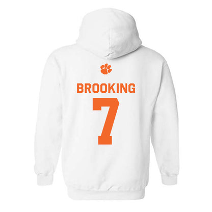 Clemson - NCAA Football : Logan Brooking - Classic Shersey Hooded Sweatshirt-1