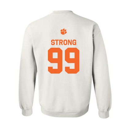 Clemson - NCAA Football : Markus Strong - Classic Shersey Crewneck Sweatshirt-1