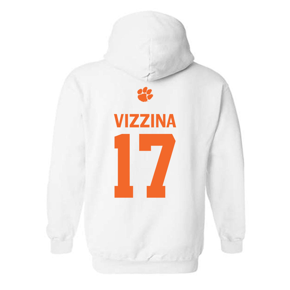 Clemson - NCAA Football : Christopher Vizzina - Classic Shersey Hooded Sweatshirt-1