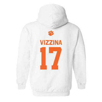 Clemson - NCAA Football : Christopher Vizzina - Classic Shersey Hooded Sweatshirt-1