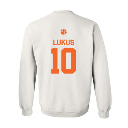 Clemson - NCAA Football : Jeadyn Lukus - Classic Shersey Crewneck Sweatshirt-1