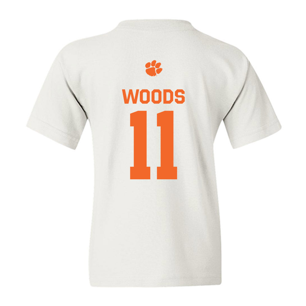 Clemson - NCAA Football : Peter Woods - Classic Shersey Youth T-Shirt-1
