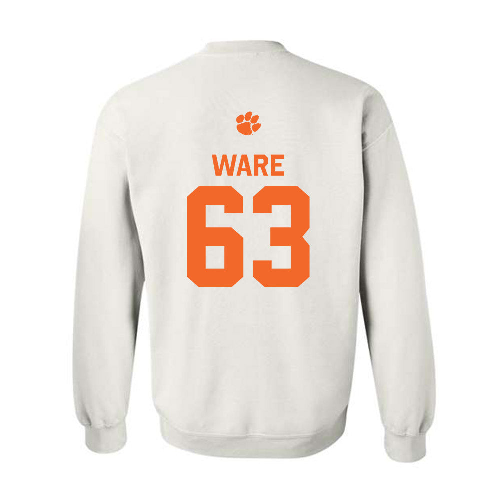 Clemson - NCAA Football : Easton Ware - Classic Shersey Crewneck Sweatshirt-1
