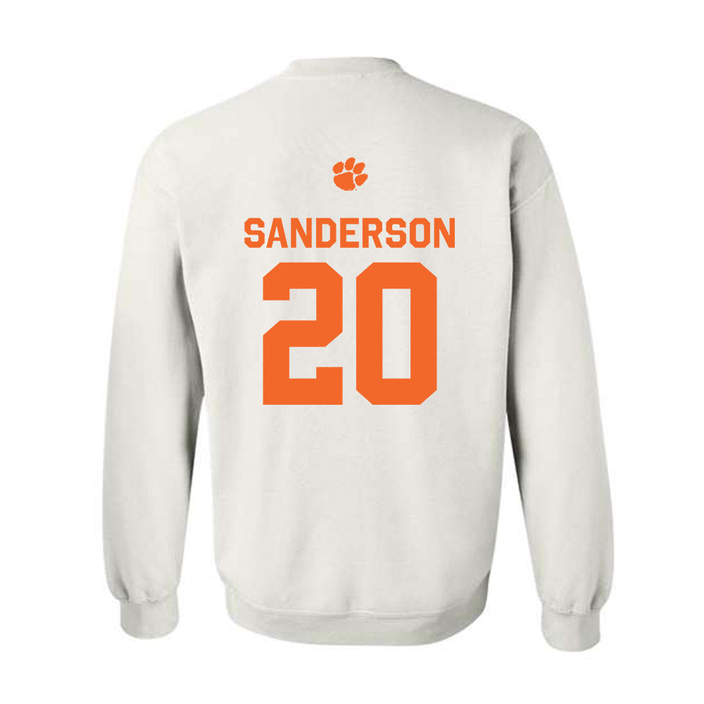 Clemson - NCAA Football : Clark Sanderson - Classic Shersey Crewneck Sweatshirt-1