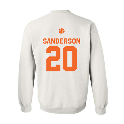 Clemson - NCAA Football : Clark Sanderson - Classic Shersey Crewneck Sweatshirt-1