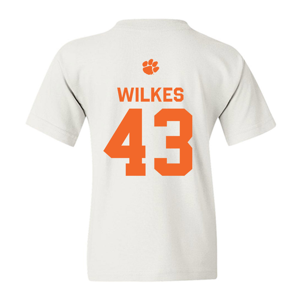 Clemson - NCAA Football : Billy Wilkes - Classic Shersey Youth T-Shirt-1