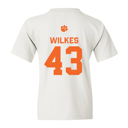 Clemson - NCAA Football : Billy Wilkes - Classic Shersey Youth T-Shirt-1