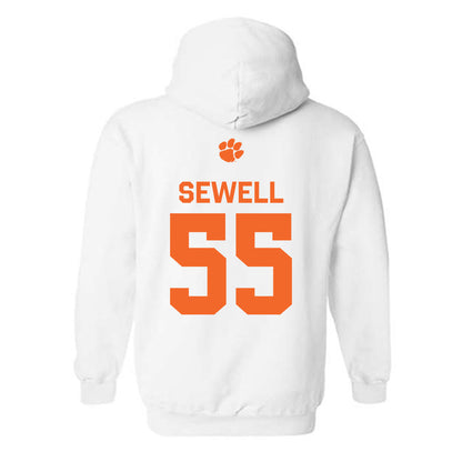 Clemson - NCAA Football : Harris Sewell - Classic Shersey Hooded Sweatshirt-1