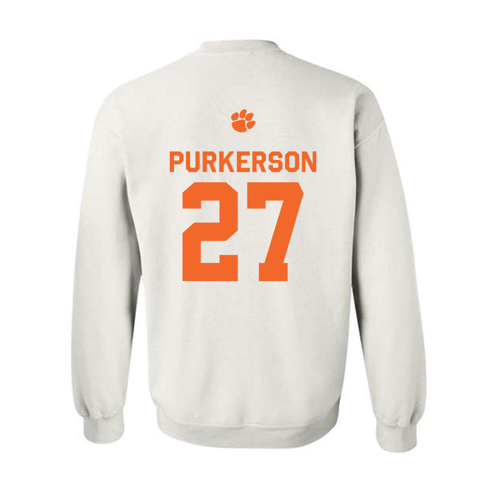 Clemson - NCAA Football : Jack Purkerson - Classic Shersey Crewneck Sweatshirt-0