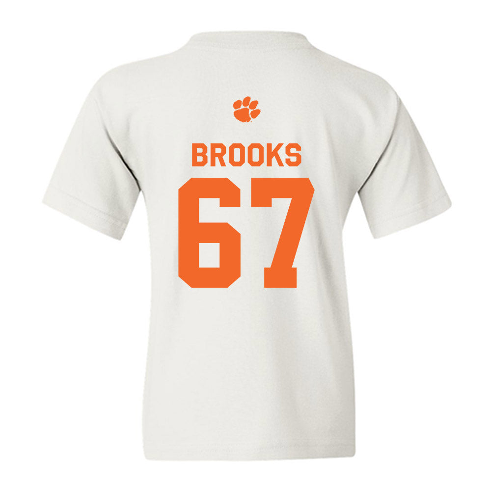 Clemson - NCAA Football : Nathan Brooks - Classic Shersey Youth T-Shirt-1