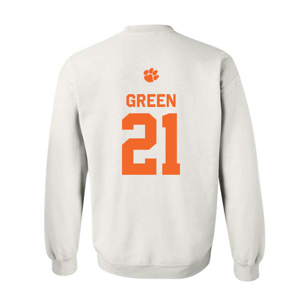 Clemson - NCAA Football : Jarvis Green - Classic Shersey Crewneck Sweatshirt-1
