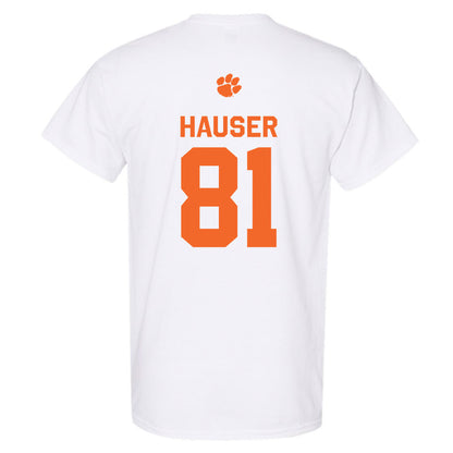 Clemson - NCAA Football : Nolan Hauser - Classic Shersey T-Shirt-1