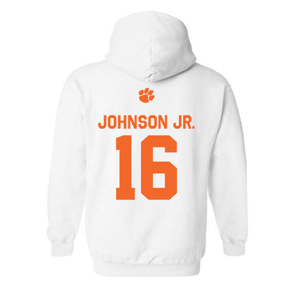 Clemson - NCAA Football : Chris Johnson Jr. - Classic Shersey Hooded Sweatshirt-1