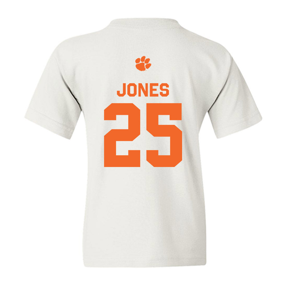 Clemson - NCAA Football : Ricardo Jones - Classic Shersey Youth T-Shirt-1