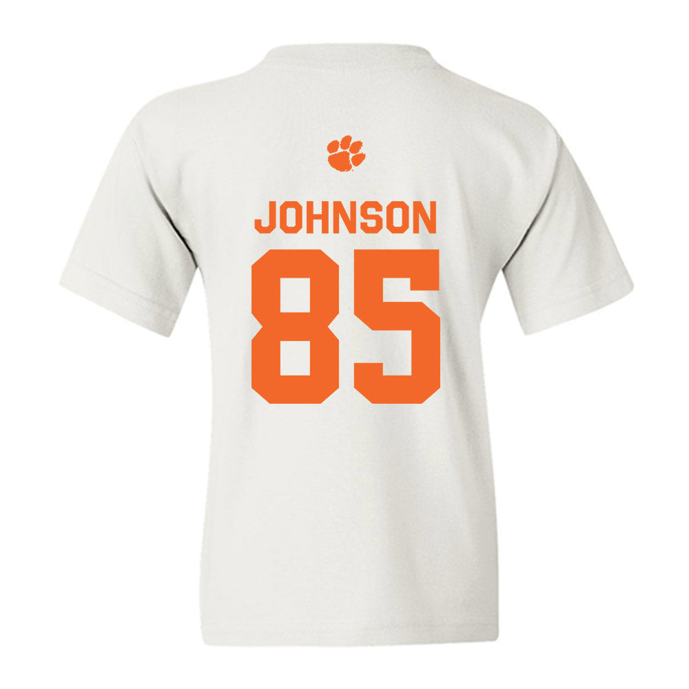 Clemson - NCAA Football : Charlie Johnson - Classic Shersey Youth T-Shirt-1
