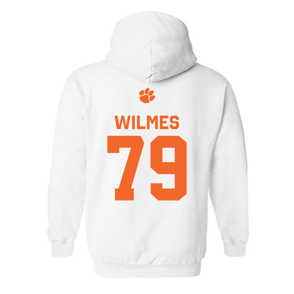 Clemson - NCAA Football : Braden Wilmes - Classic Shersey Hooded Sweatshirt-1