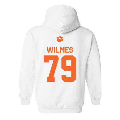 Clemson - NCAA Football : Braden Wilmes - Classic Shersey Hooded Sweatshirt-1