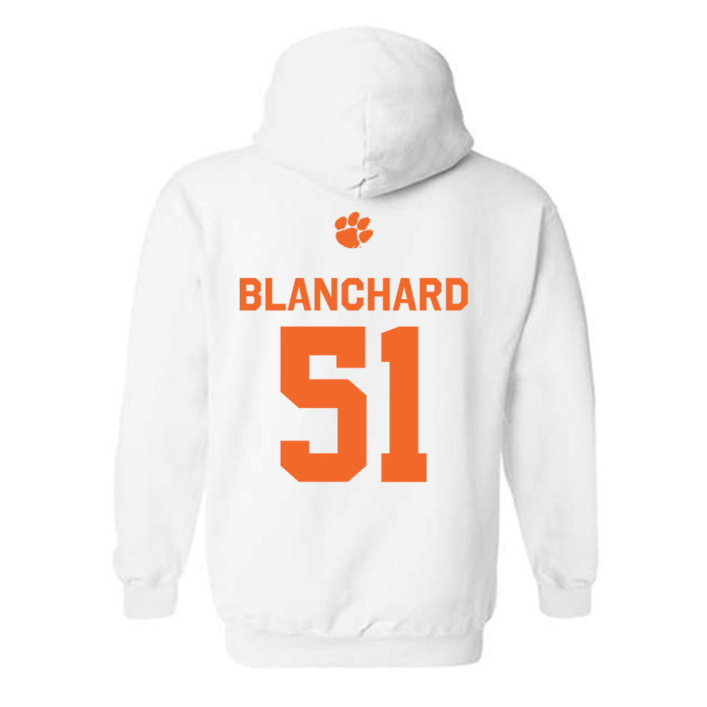 Clemson - NCAA Football : Gavin Blanchard - Classic Shersey Hooded Sweatshirt-1