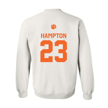 Clemson - NCAA Football : Ashton Hampton - Classic Shersey Crewneck Sweatshirt-1