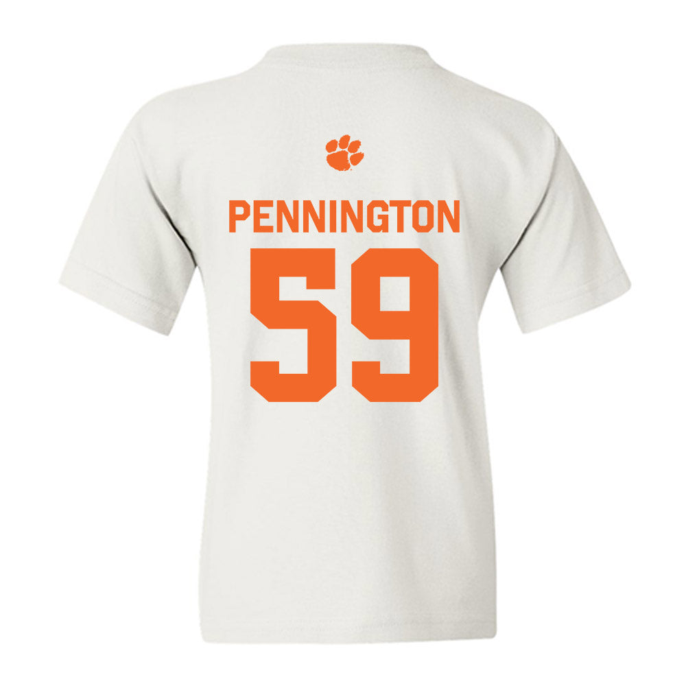 Clemson - NCAA Football : Dietrick Pennington - Classic Shersey Youth T-Shirt-1