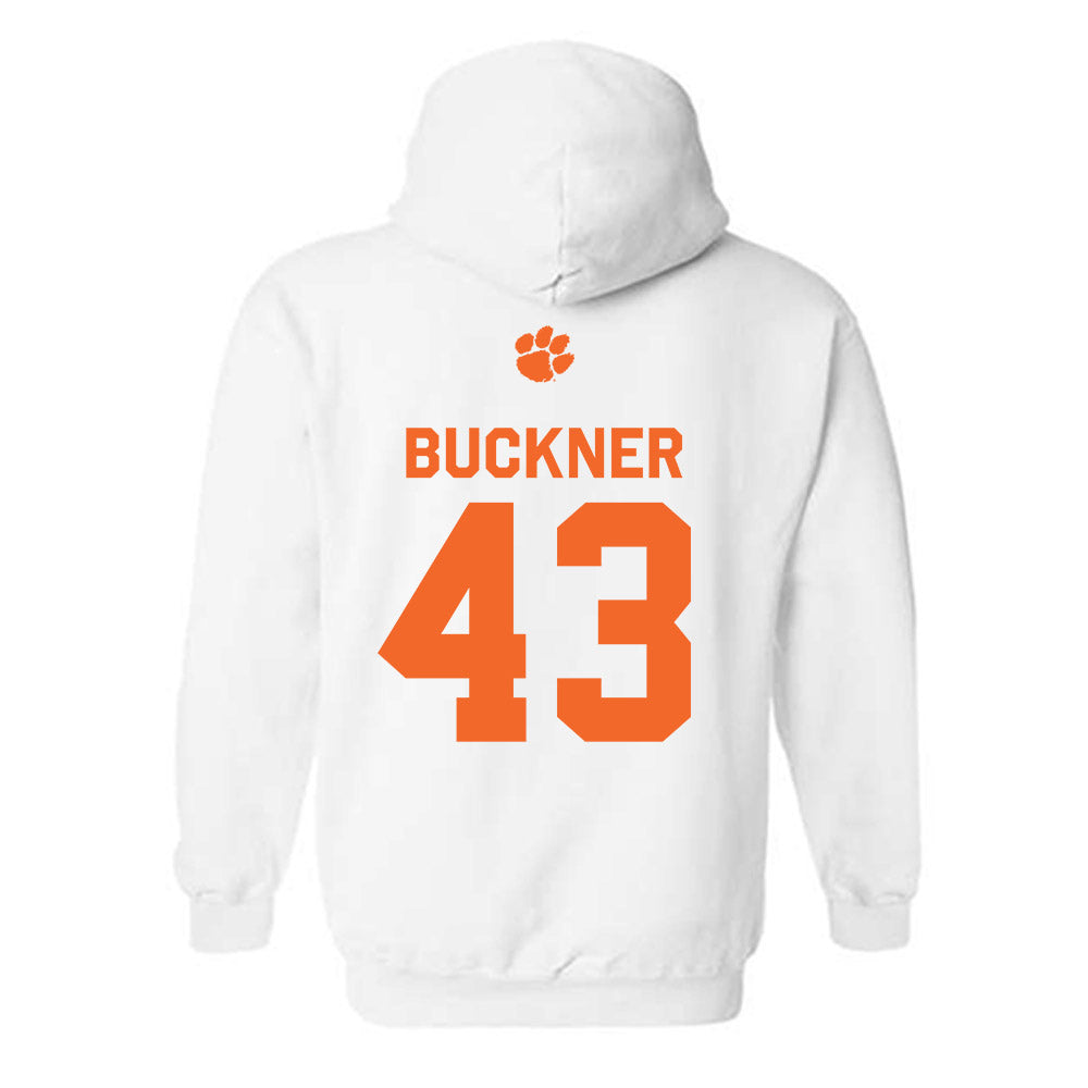 Clemson - NCAA Football : JR Buckner - Classic Shersey Hooded Sweatshirt-1