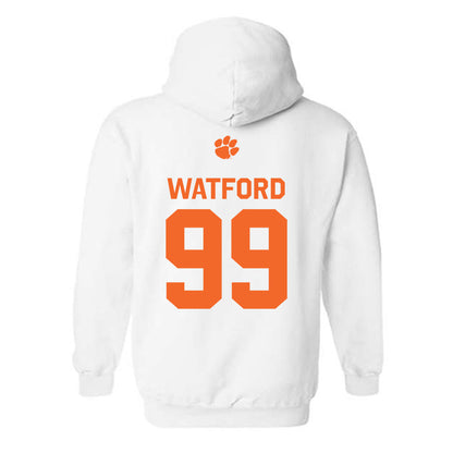 Clemson - NCAA Football : Ari Watford - Classic Shersey Hooded Sweatshirt-1