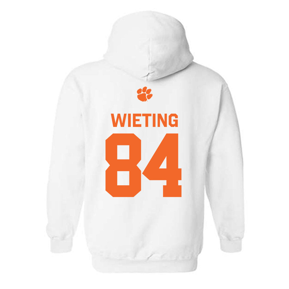 Clemson - NCAA Football : Avery Wieting - Classic Shersey Hooded Sweatshirt-1