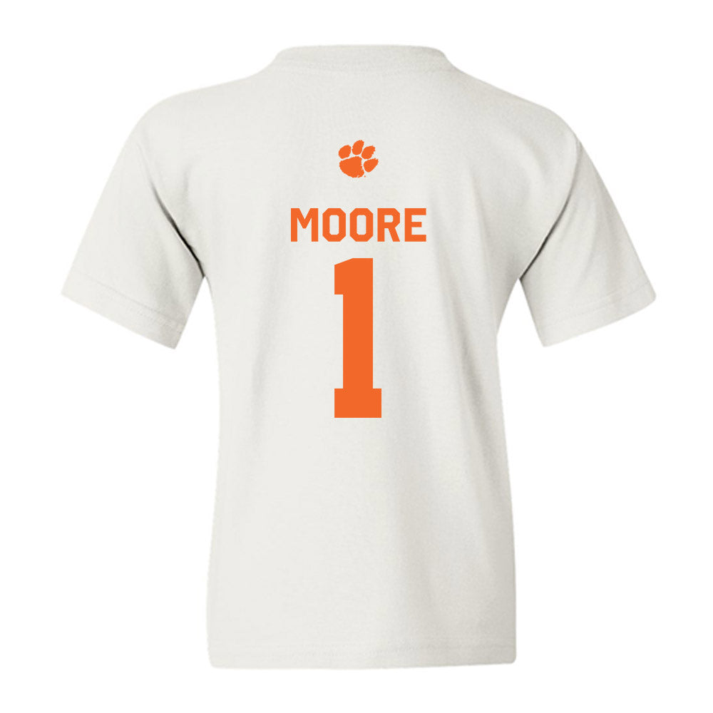 Clemson - NCAA Football : T.J. Moore - Classic Shersey Youth T-Shirt-1
