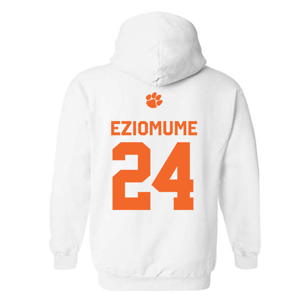 Clemson - NCAA Football : David Eziomume - Classic Shersey Hooded Sweatshirt-1
