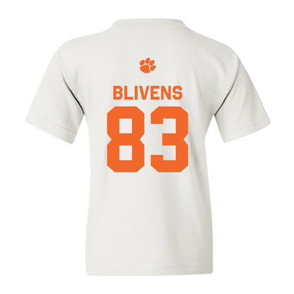 Clemson - NCAA Football : Cam Blivens - Classic Shersey Youth T-Shirt-1