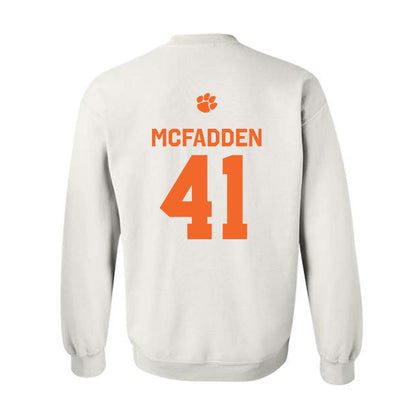 Clemson - NCAA Football : Connor McFadden - Classic Shersey Crewneck Sweatshirt-1