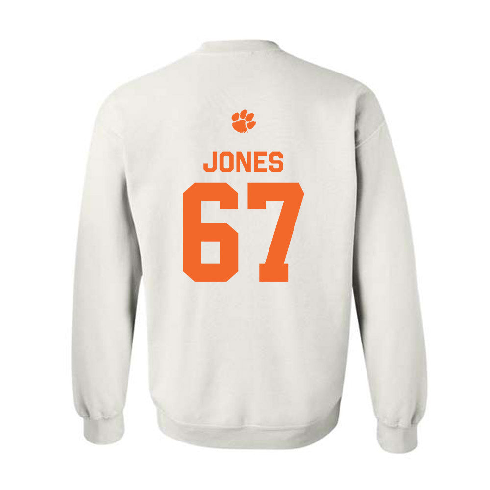 Clemson - NCAA Football : Carlito Jones - Classic Shersey Crewneck Sweatshirt-1