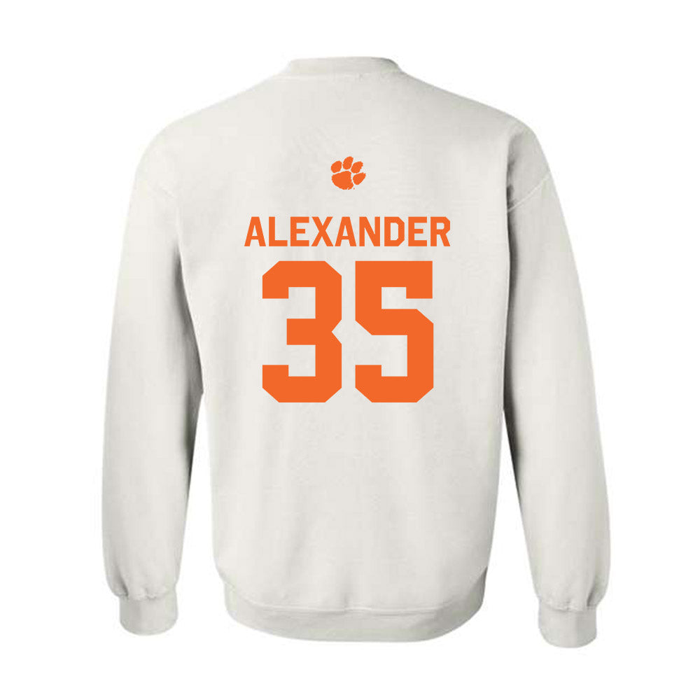Clemson - NCAA Football : Jeremiah Alexander - Classic Shersey Crewneck Sweatshirt-1