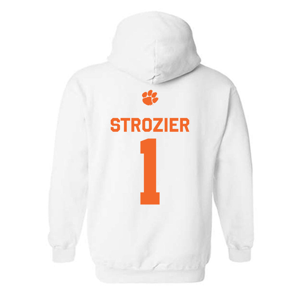 Clemson - NCAA Football : Branden Strozier - Classic Shersey Hooded Sweatshirt-1