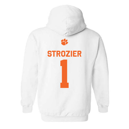 Clemson - NCAA Football : Branden Strozier - Classic Shersey Hooded Sweatshirt-1