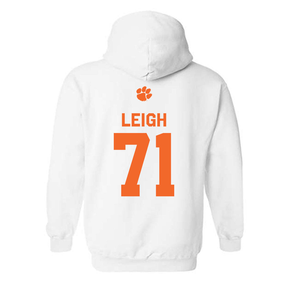 Clemson - NCAA Football : Tristan Leigh - Classic Shersey Hooded Sweatshirt-1