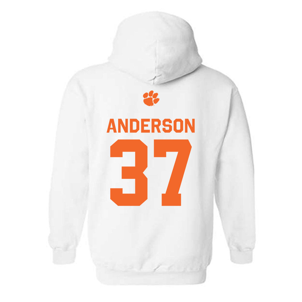 Clemson - NCAA Football : Logan Anderson - Classic Shersey Hooded Sweatshirt-1