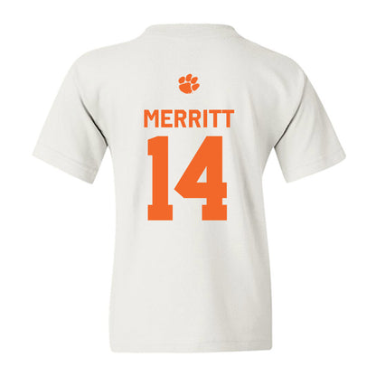 Clemson - NCAA Football : London Merritt - Classic Shersey Youth T-Shirt-1