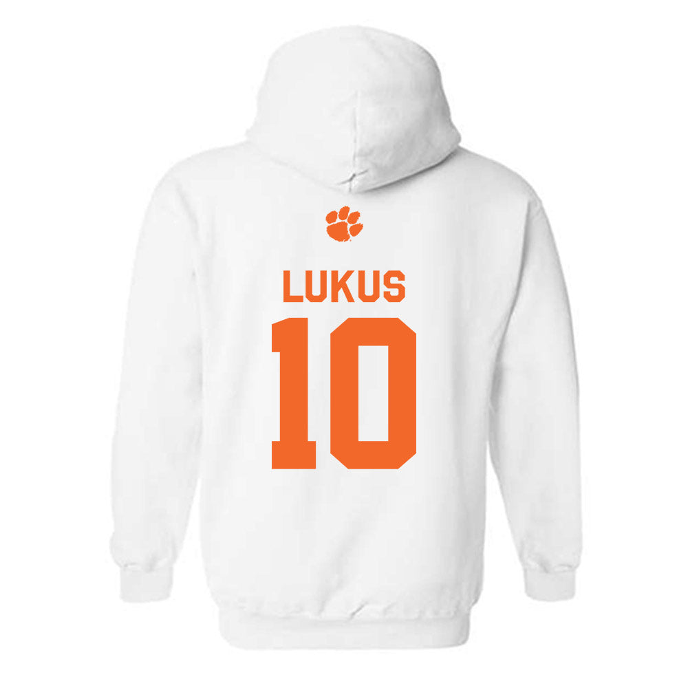 Clemson - NCAA Football : Jeadyn Lukus - Classic Shersey Hooded Sweatshirt-1