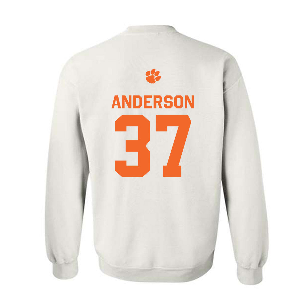 Clemson - NCAA Football : Logan Anderson - Classic Shersey Crewneck Sweatshirt-1