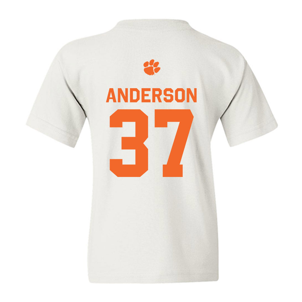 Clemson - NCAA Football : Logan Anderson - Classic Shersey Youth T-Shirt-1