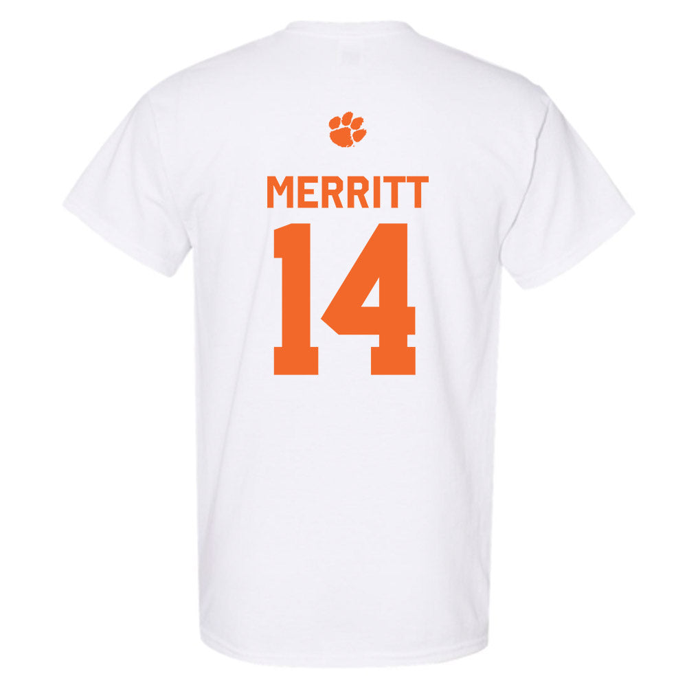 Clemson - NCAA Football : London Merritt - Classic Shersey T-Shirt-1