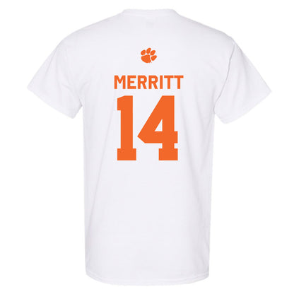 Clemson - NCAA Football : London Merritt - Classic Shersey T-Shirt-1