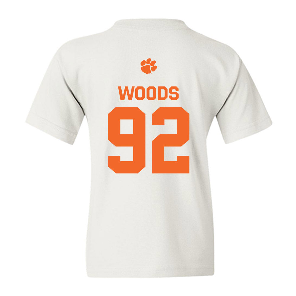 Clemson - NCAA Football : Devarrick Woods - Classic Shersey Youth T-Shirt-1