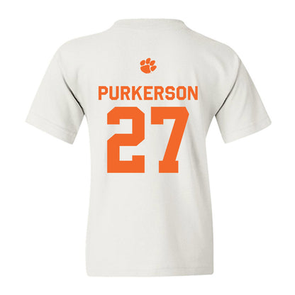 Clemson - NCAA Football : Jack Purkerson - Classic Shersey Youth T-Shirt-1