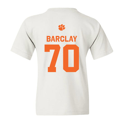 Clemson - NCAA Football : Chancellor Barclay - Classic Shersey Youth T-Shirt-1