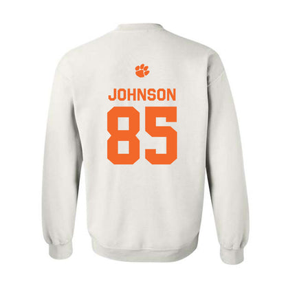 Clemson - NCAA Football : Charlie Johnson - Classic Shersey Crewneck Sweatshirt-1
