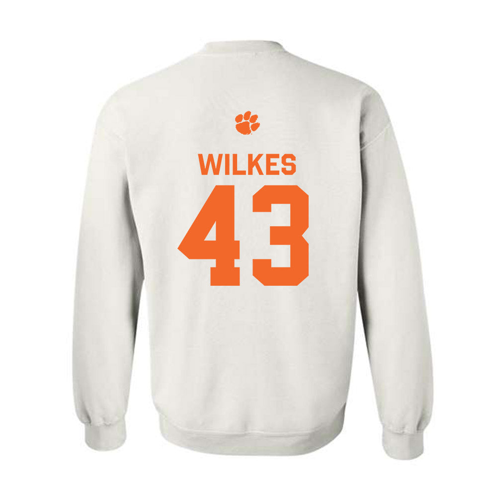 Clemson - NCAA Football : Billy Wilkes - Classic Shersey Crewneck Sweatshirt-1